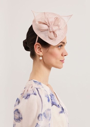 Phase Eight Oval Disc Fascinator Hats Pink USA | 4253819-ML